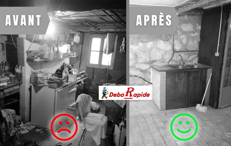 resultat apres debarras d'un appartement dans le 78 Yvelines